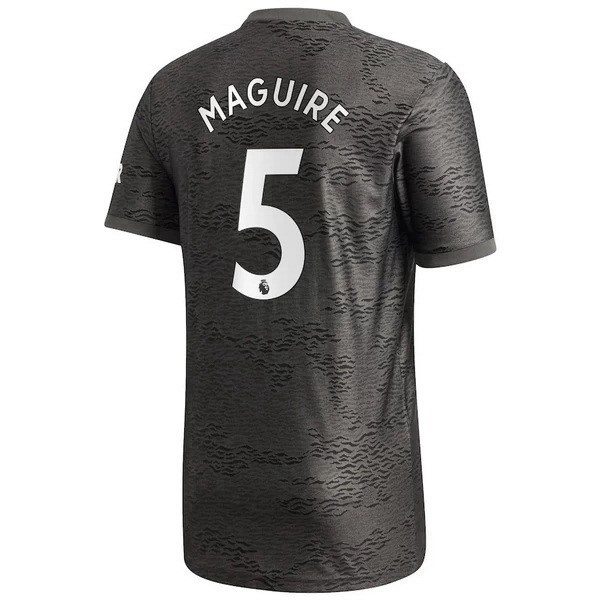Camiseta Manchester United NO.5 Maguire 2ª Kit 2020 2021 Negro